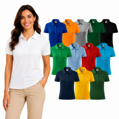 Tricou dama polo Cotton Heavy 216 Malfini