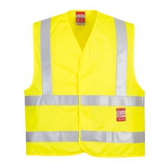Vesta de protectie HiVis ignifuga FR75 Portwest-Galben-S / M