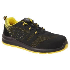 Pantofi sport de protectie FT08 S1P Portwest-Negru/Galben-39