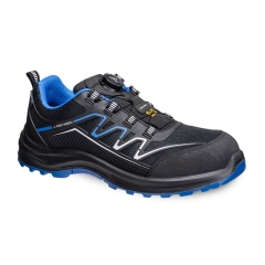 Pantofi de protectie Portwest FT32 S1PS ESD SR FO - Compozit, Respirabili si Usori-Negru/Albastru-41