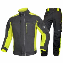 Costum salopeta standard Neon negru/galben H6400/H6401 Ardon
