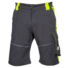Pantaloni scurti de lucru barbati negru/galben Neon H6406 Ardon