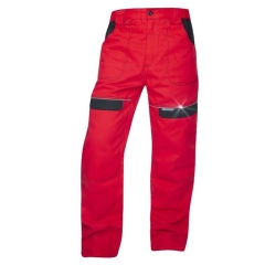 Pantaloni de lucru clasici Cool Trend Ardon-Rosu/Negru H8107-46