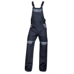 Pantaloni de lucru cu pieptar Cool Trend Ardon-Negru/Gri H8968-56