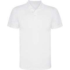 Tricou polo Monzha bărbați - ALB