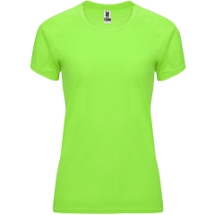 Tricou Bahrain damă casual bumbac - VERDE FLUOR