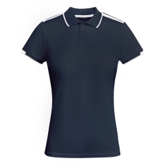 Tricou polo Tamil Woman damă - BLEUMARIN/ALB