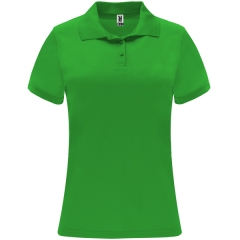 Tricou polo Monzha damă - ALB