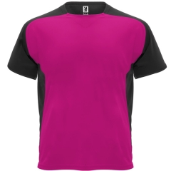 Tricou Bugatti bărbați - 100% bumbac - FUCSIA/NEGRU