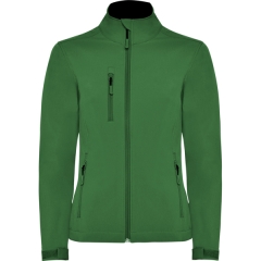 Jachetă softshell Nebraska damă - VERDE STICLĂ