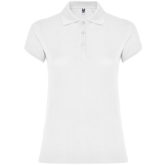 Tricou polo Star Woman damă - ALB