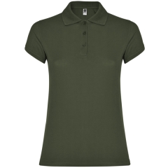 Tricou polo Star Woman damă - ALB