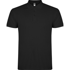 Tricou polo Star bărbați - NEGRU