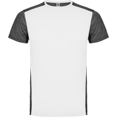 Tricou Zolder bărbați - ALB/NEGRU MELANJ