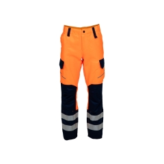 Pantaloni de lucru standard reflectorizanti RENDURA HILITE 89B0 Renania-Portocaliu Fluorescent-2XL