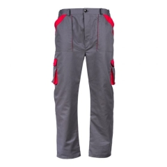 PANTALON CLASIC TERCOT 245 - PCT245GRR/RER-Gri/Rosu
