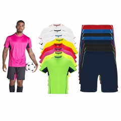 SET echipament sportiv barbati/copii tricou + pantalon scurt poliester 140 grame BOCA 0346 ROLY