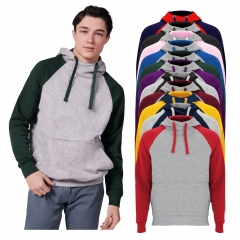 Hanorac bicolor unisex/copii 280 grame BADET 1058 ROLY