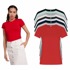 Tricou dama bumbac 160 grame GOLDEN WOMAN 6696 ROLY