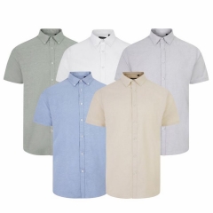 Camasa barbati Stretch Oxford cu maneci scurte 405024S Velilla