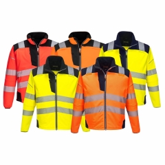 Jacheta reflectorizantă Softshell Hi-Vis Vision T402, protectie UV Portwest!