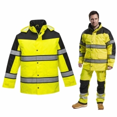 Jacheta vatuita clasica reflectorizanta clasa 3 HiVis S462 Portwest echipament de protectie a muncii reflectorizant de inalta vizibilitate ava sting piatra neamt