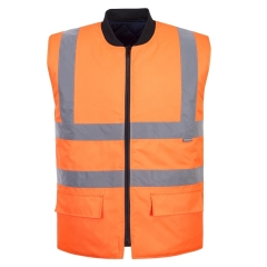 Vesta protectie termica reversibila clasa 2 Hi-Vis S469 Portwest echipament de protectie a muncii reflectorizant de inalta vizibilitate ava sting piatra neamt