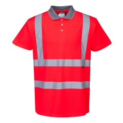 Tricou reflectorizant Hi-Vis S477 Portwest-Rosu-S