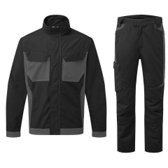 Costum salopeta standard cu protectie UV T745/T747 Portwest -Negru-36 - XS - 28 inch