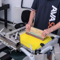 Serigrafie personalizata tricou echipamente de protectie Ava Sting