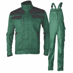 Costum salopeta cu pieptar TECHNICITY Coveguard-Verde/negru-S