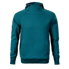 Hanorac barbati cu gluga Vertex Hoodie W43 Rimeck-Albastru petrol-93-XL