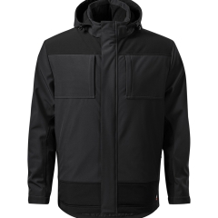 Jacheta barbati softshell de iarna Vertex W55 Rimeck Malfini -Ebony gray-94-S