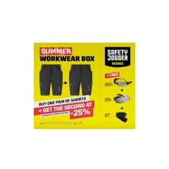 Pachet pantaloni de lucru scurti elastici DENEB FS Safety Jogger